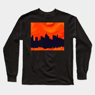 CITY ON FIRE Long Sleeve T-Shirt